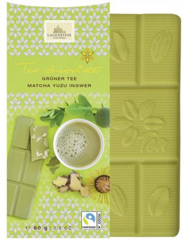 Grner Tee Matcha-Yuzu-Ingwer Teeschokolade